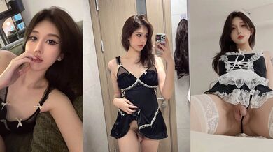 泰国极品伪娘 sissy 直播大秀福利流出 黑丝情趣诱惑至极 粉嫩菊花吞吐巨型道具！